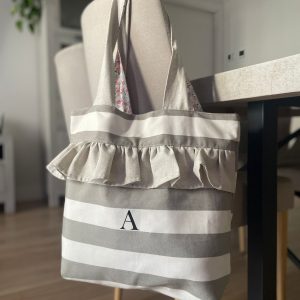 Tote Bag “Brisa Metalizada” combinada